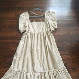 En Saison tie-back maxi summer dress (size small) with ruffle